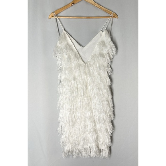 Anthropologie x BHLDN La Maison Talulah Brim Mini Fringe Dress Small - Picture 6 of 7